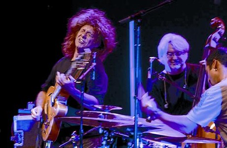 Pat Metheny, en un moment de la seva intensa actuaci� al Festival de la Porta Ferrada.