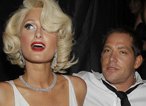 Paris Hilton i el seu n�vio Cy Waits, el dia 10 d'agost passat.