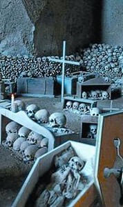 Ins�lit 8 Una botiga de ta�ts usats i les 'catacumbes' a les quals s'accedeix des d'una habitaci�.