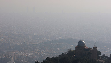 Vista de Barcelona des del Tibidabo. GUILLERMO MOLINER