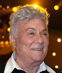L'actor Tony Curtis, despr�s de rebre un premi a Berl�n, el 2004.