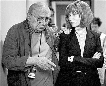 Chabrol i la seva actriu fetitxe, Isabelle Huppert, a 'Borratxera de poder' (2006).