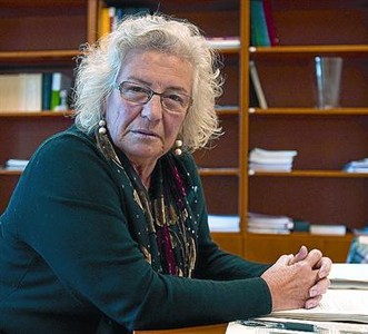 Assumpci� Vil�, dilluns, al seu despatx de la ronda de Sant Pau.