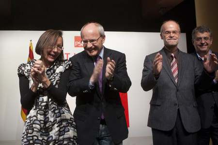 Montilla, avui a l'acte del Liceu, amb Montserrat Tura i Antoni Castells.