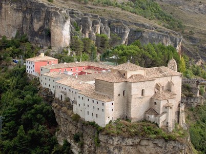 Vista a�ria del parador de Conca.