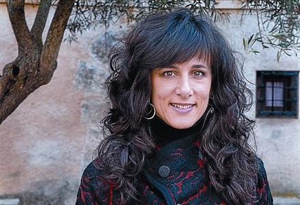 La productora Mariela Besuievsky, ahir a Conca.