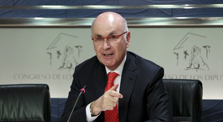 El portaveu parlamentari de CiU, Josep Antoni Duran i Lleida, en la roda de premsa que va oferir al Congr�s dels Diputats el dia 15 passat.