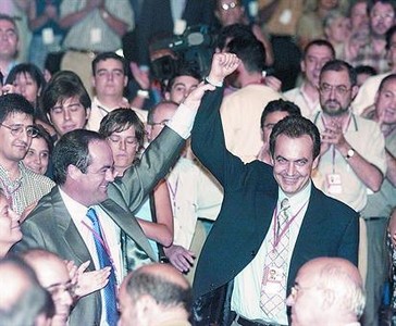 La proclamaci� 8 Jos� Bono reconeix la vict�ria de Rodr�guez Zapatero al 35� congr�s del PSOE.