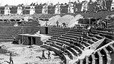 Obres a les Arenes el 1900.