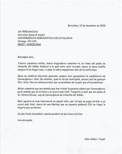 Millet va tutelar la llista local de CiU en les eleccions a l'Ametlla_MEDIA_1