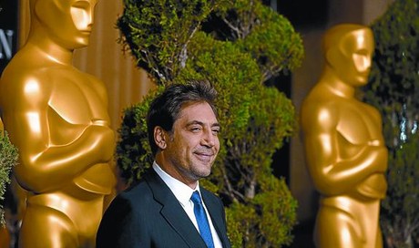 Javier Bardem, el 8 de febrer, a l'arribar al tradicional dinar dels candidats a l'Oscar.