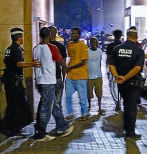 identificaci� a la Rambla.