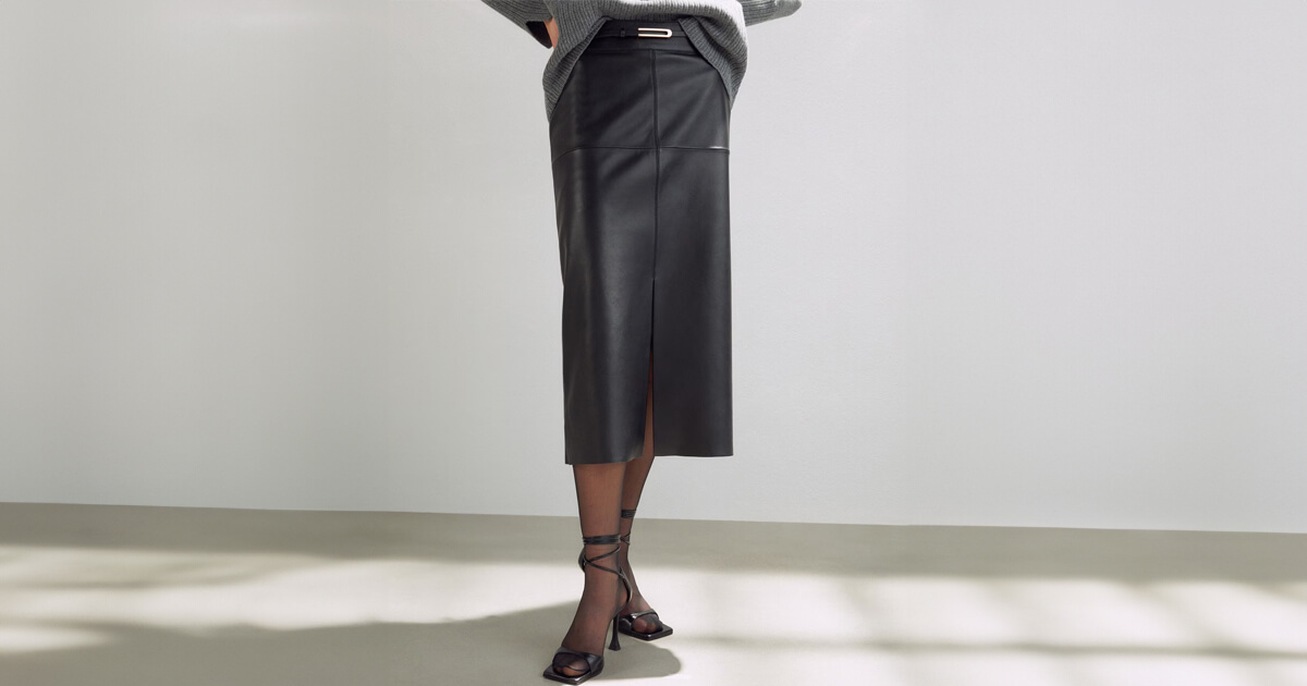 Falda de piel de Woman Limited