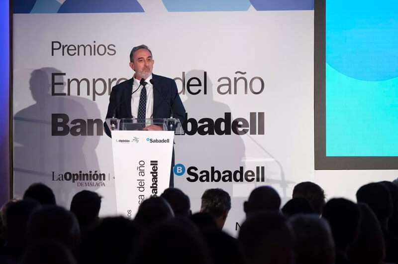 José Ramón Mendaza, durante su discurso / FRANCIS SILVA