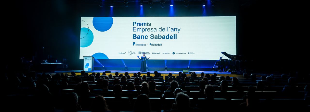 Un moment de la gala dels Premis Empresa de l’Any 2025 celebrada al Palau de Congressos | Foto: Manu Mitru.
