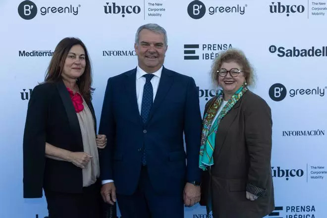 Loles Güido (Westin València), Fernando Canós i Amparo Bertomeu (Directora general ANIEME) / Miguel Angel Montesinos.