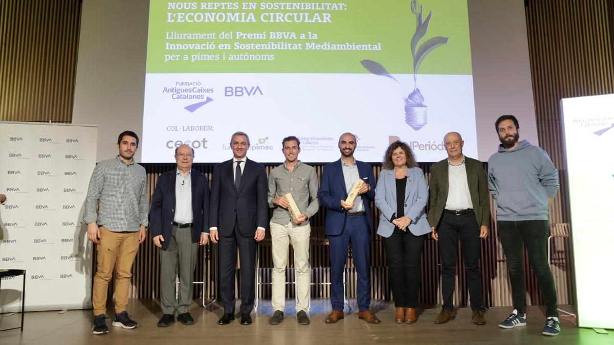 Cosmètica amb cèl·lules mare i roba de plàstic, premis a la innovació sostenible de BBVA