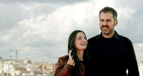 El director Luis Berdejo i l'actriu Ivana Baquero posen avui en el marc del Festival Internacional de Cine Fant�stic de Sitges.
